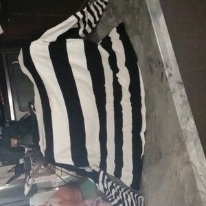 Black and white shirt